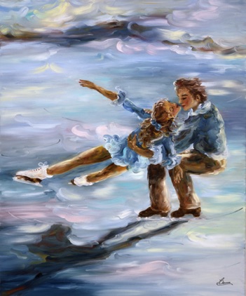 Figure Skating Stars - 20 X 24